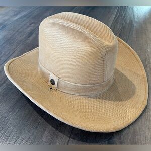 Vintage LEVI'S Western Cowboy hats CORDUROY (Size 7)